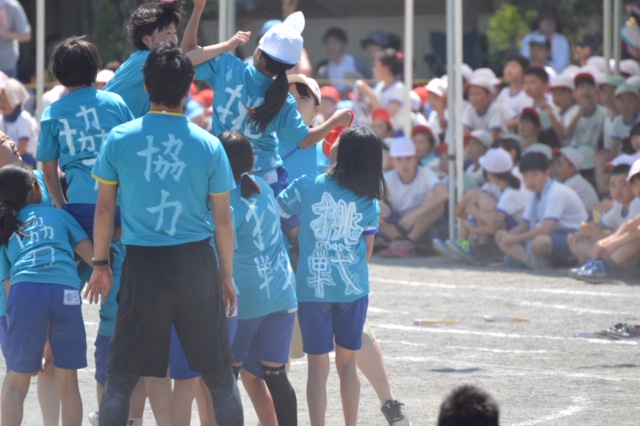 子供の運動会でした。